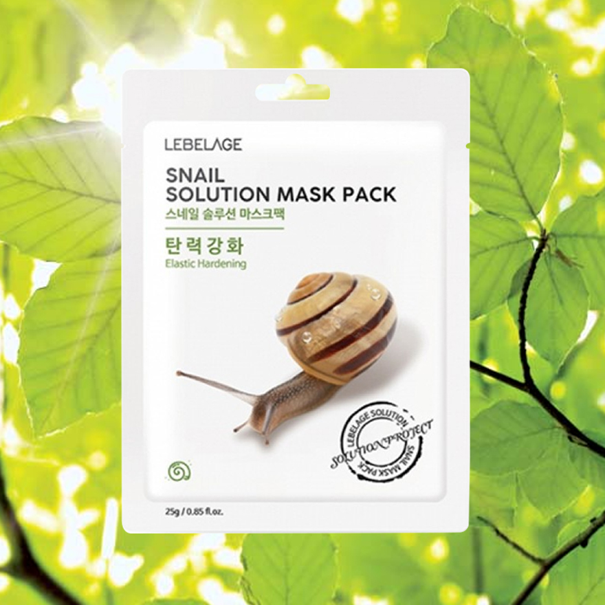 Lebelage Snail Solution Mask Pack Elastic Hardening