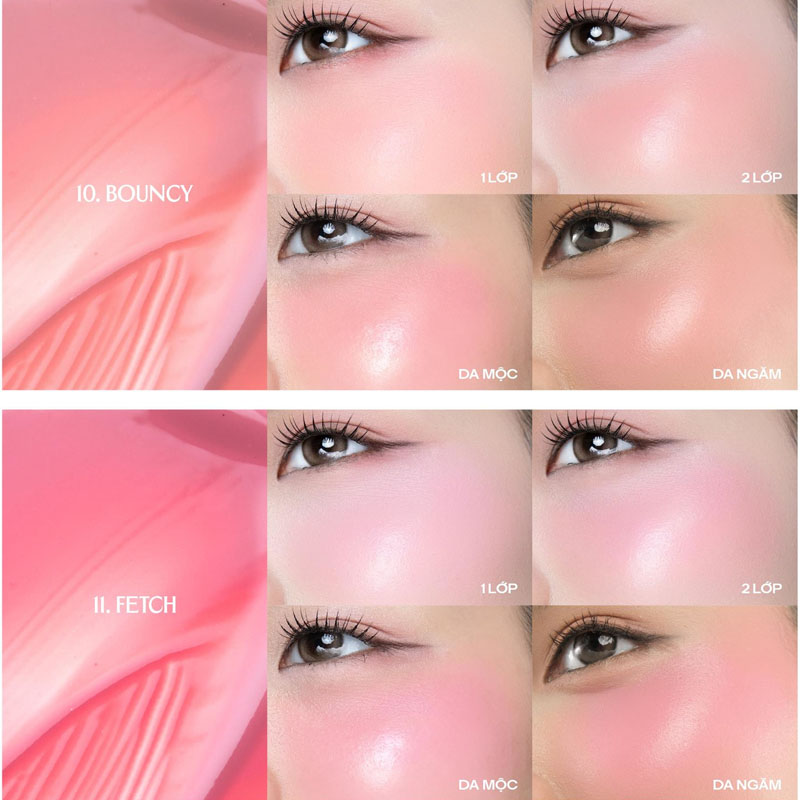 Má Hồng Dạng Phấn Nước Lemonade Mirror Mirror Blush Cushion 8g .#11 Fetch - Hình ảnh chính thức