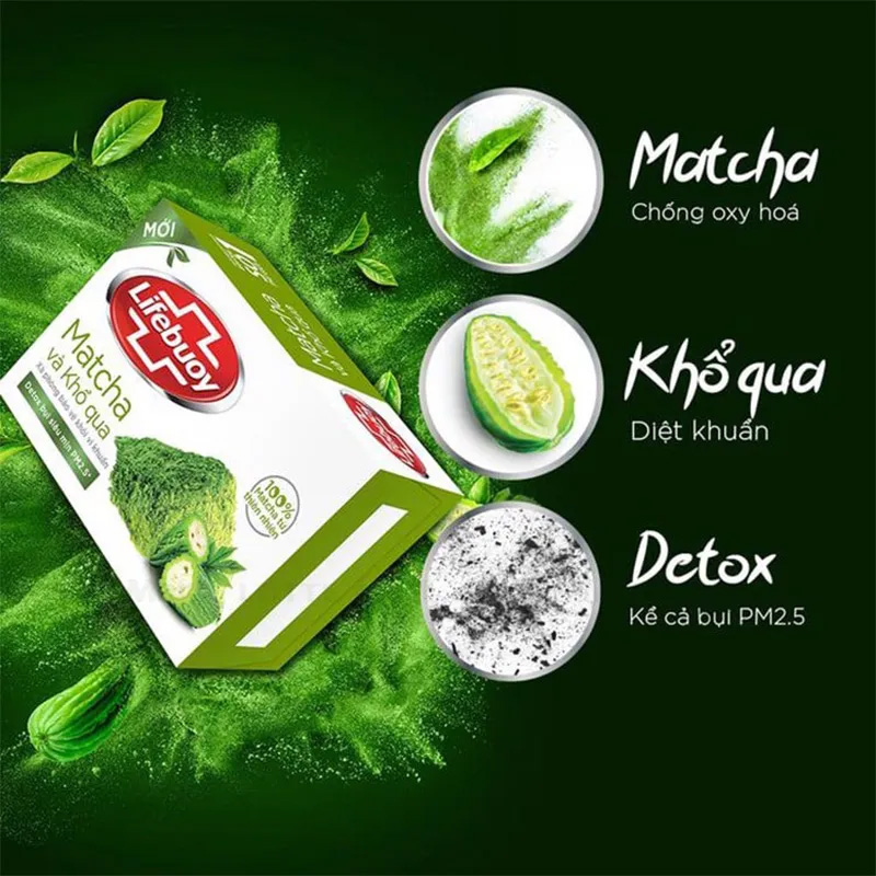 Xà Phòng Lifebuoy Matcha và Khổ Qua 90g - 1