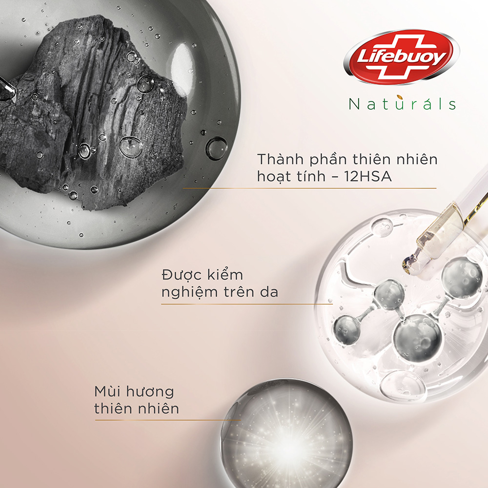 Lifebuoy Charcoal & Rice Shower Gel 800g - 2