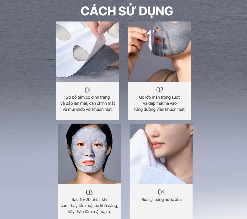 Hộp Mặt Nạ Luvum Pore Reset Mud Mask 16g x 5pcs - Phù hợp với da dầu Hộp Mặt Nạ Luvum Pore Reset Mud Mask 16g x 5pcs