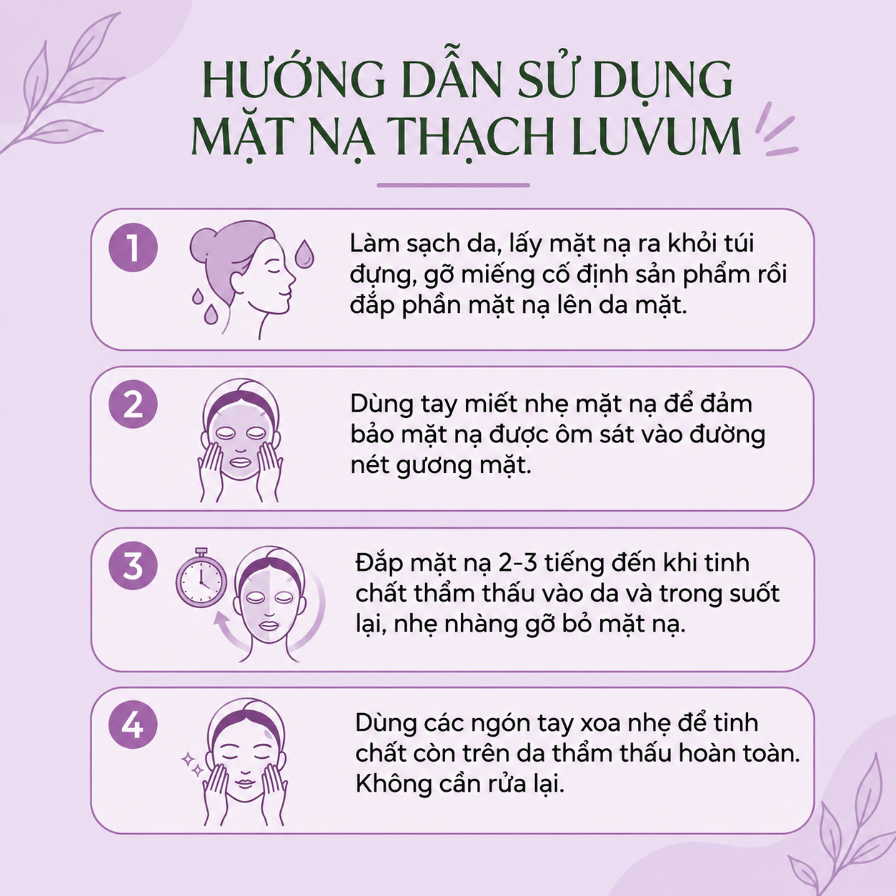 Hộp Mặt Nạ Luvum Slow Aging Phyto Collagen Gel Mask 38g x 5pcs - Phù hợp với da lão hóa Hộp Mặt Nạ Luvum Slow Aging Phyto Collagen Gel Mask 38g x 5pcs