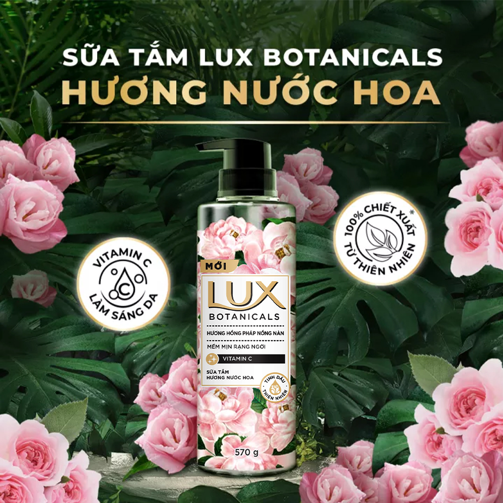 Lux Shower Gel French Rose 570g (562ml)