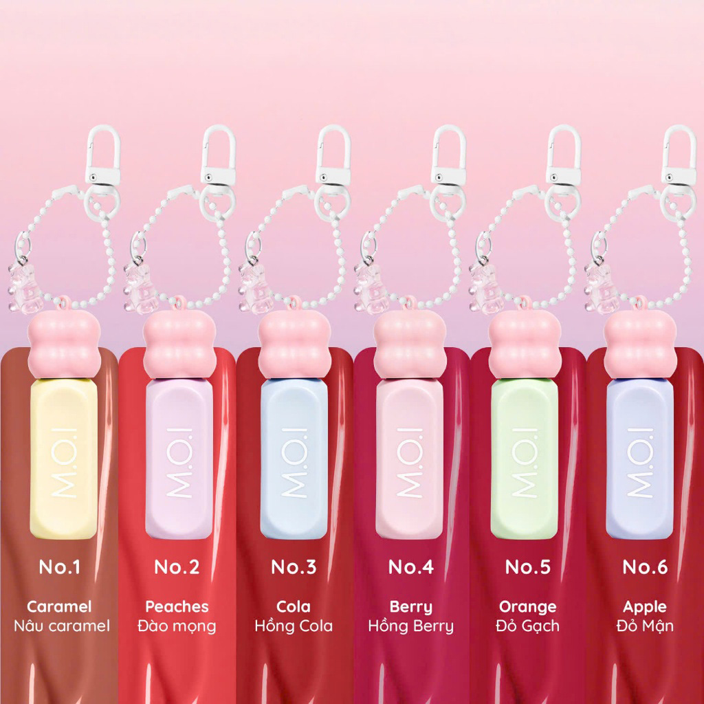 Son Kem Bóng M.O.I - Gummy Lip Tint 3g phù hợp trang điểm môi khi đi làm, đi học, đi chơi. Son Kem Bóng M.O.I - Gummy Lip Tint 3g - 2