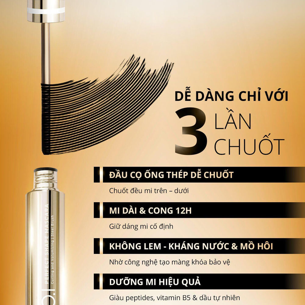 Mascara M.O.I Perfect Shape Mascara 4ml - 1