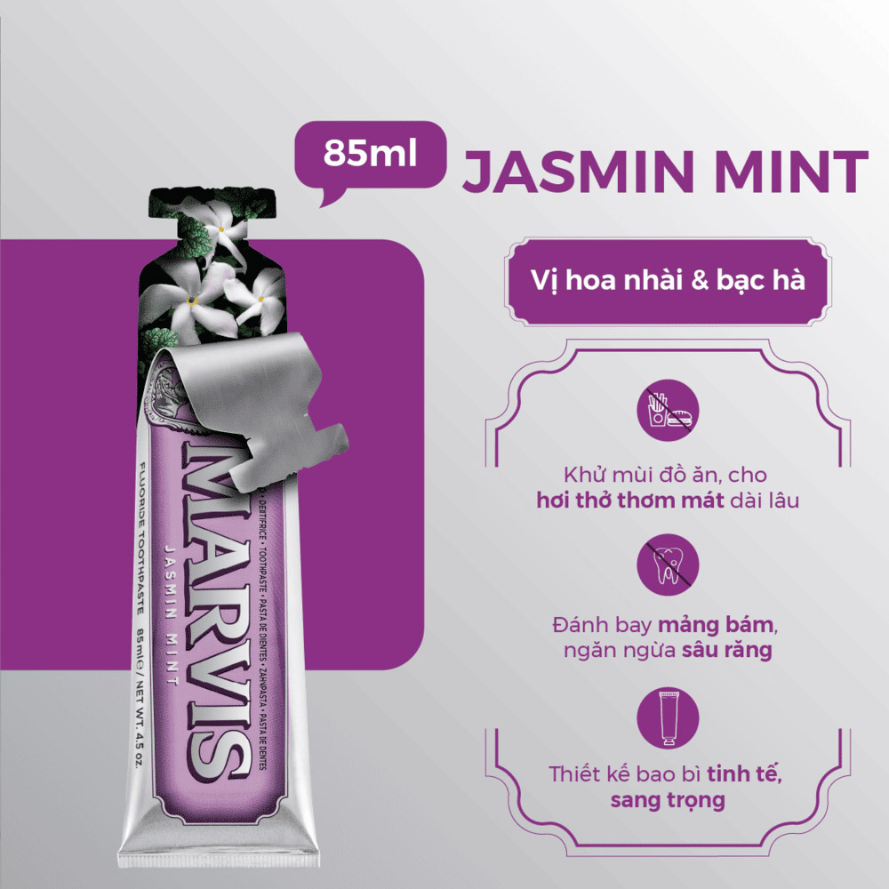 Kem Đánh Răng Marvis Jasmin Mint 85ml - 1
