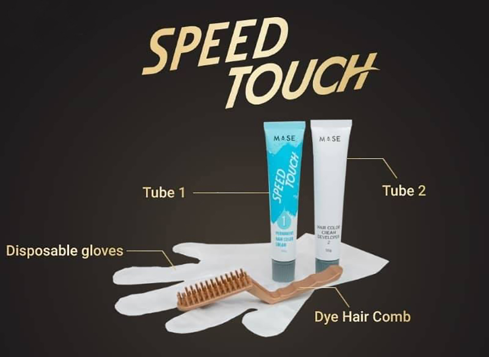 Mase Speed Touch 1 Minute Hair Color 100g Natural Brown