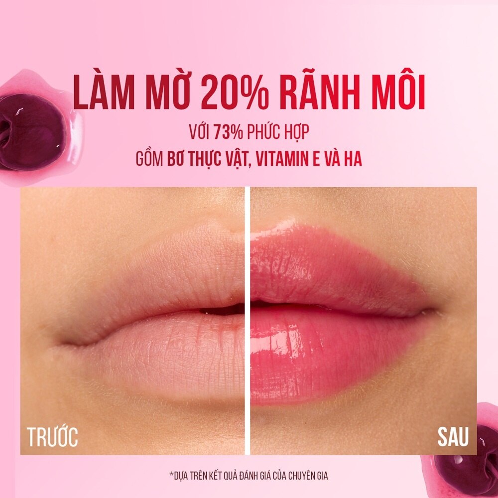 Son Dưỡng Có Màu Maybelline Lifter Glaze Oil Balm 2.8g .#008 Acai Glaze Berry Mận Thạch - Hình ảnh chính thức