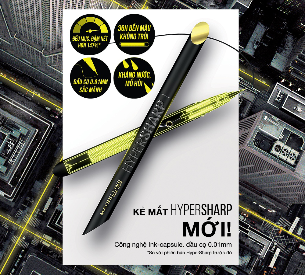 Bút Kẻ Mắt Nước Maybelline New York Hyper Sharp Extreme Liner 0.4g – YÊU  HÀNG ĐỨC