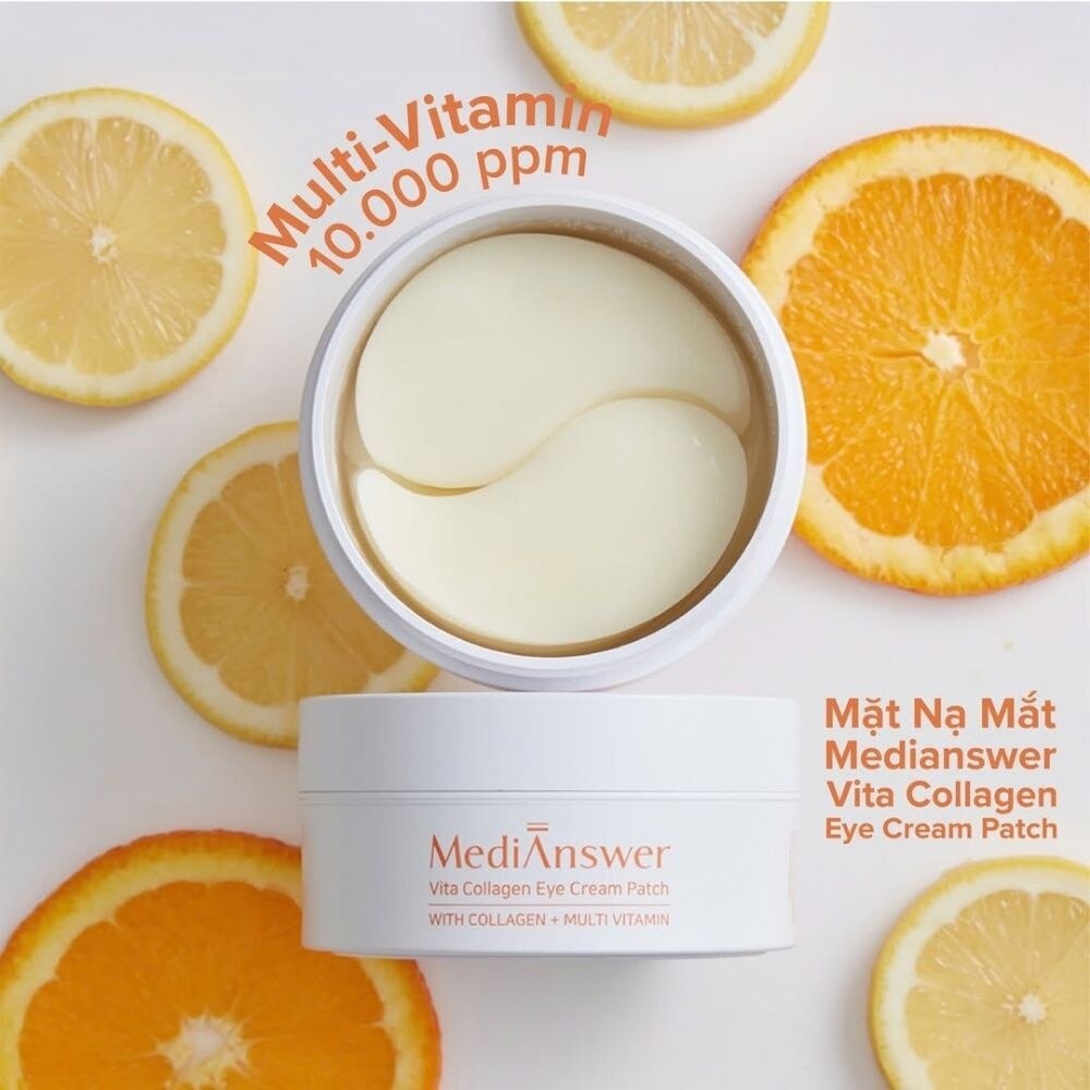 Mặt Nạ Mắt Medianswer Vita Collagen Eye Cream Patch 82g/60pcs