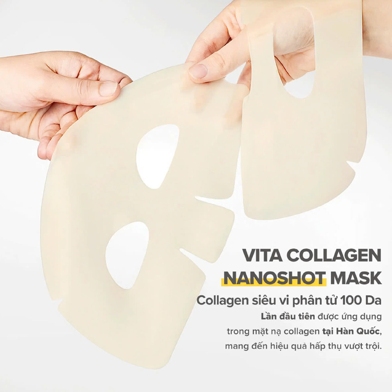 Mặt Nạ Thạch MediAnswer Vita Collagen Nanoshot Mask 37g