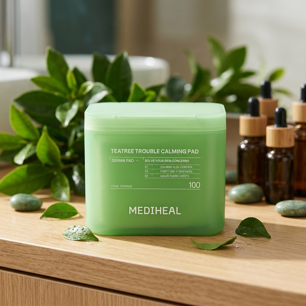 Toner Pad Mediheal Tea Tree Trouble Calming Pad 100 Pads 