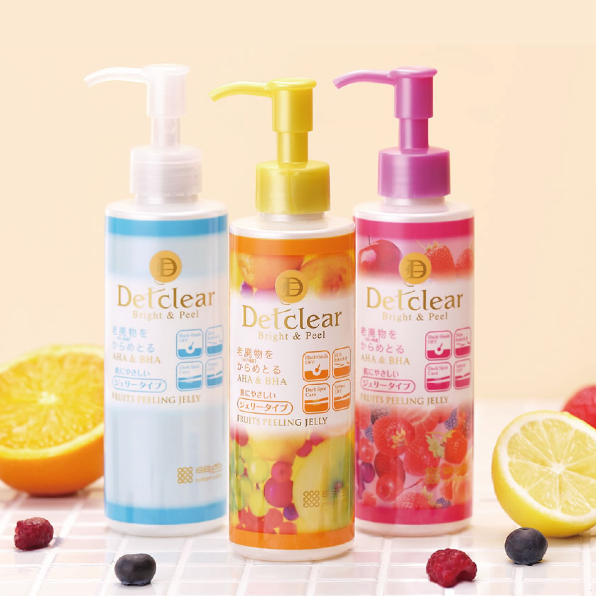 Meishoku Detclear Bright And Peel Peeling Jelly (Mix Fruit)