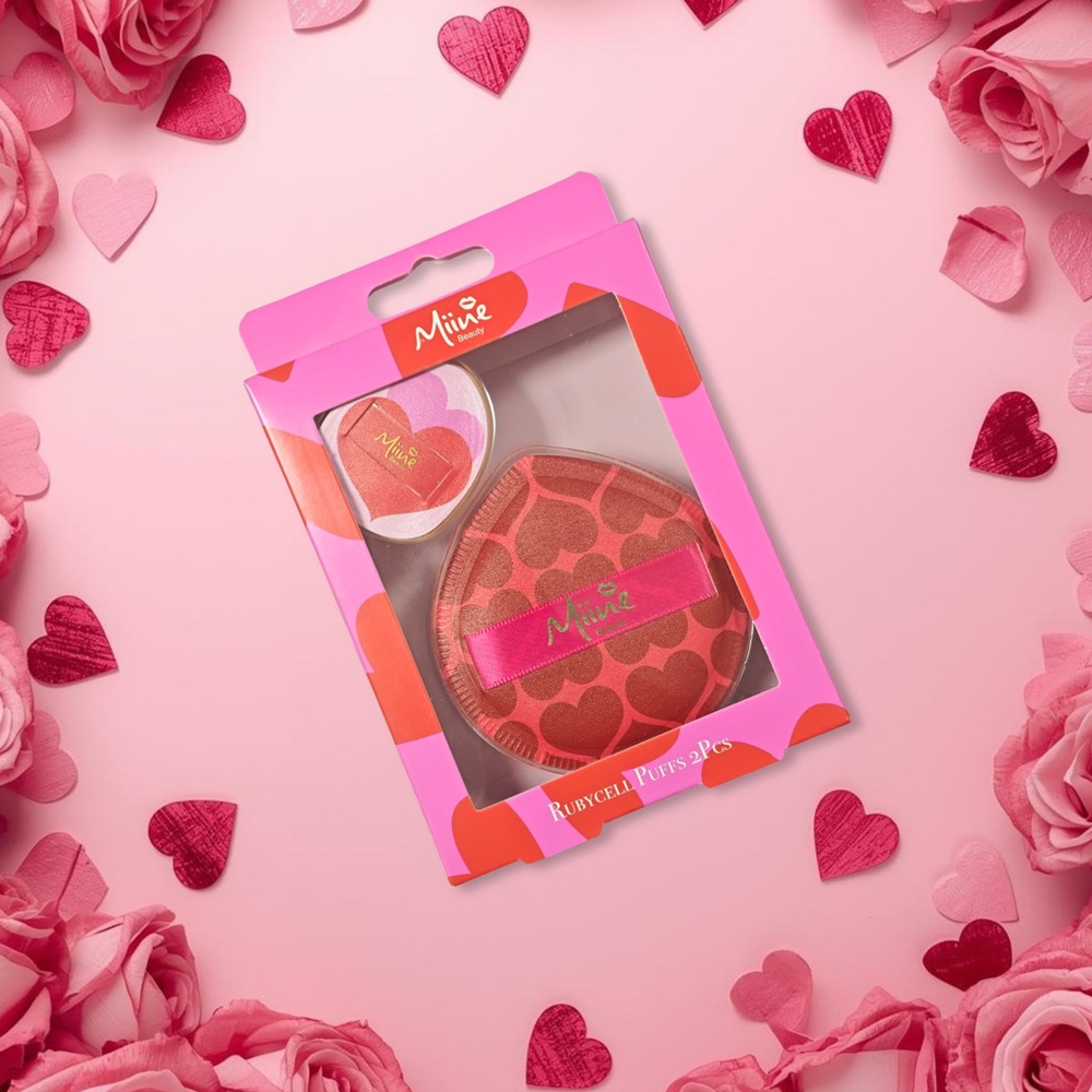 Bộ 2 Bông Mút Trang Điểm Miine Rubycell Sponge - 1