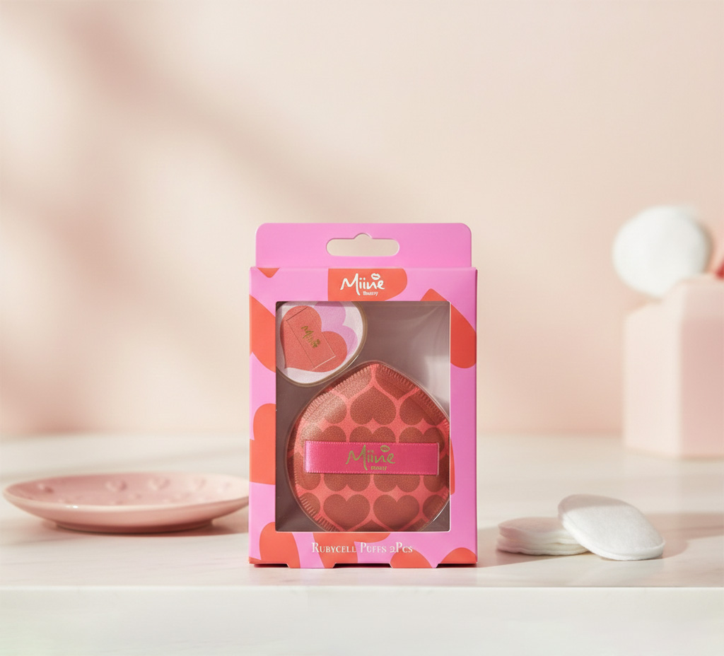 Bộ 2 Bông Mút Trang Điểm Miine Rubycell Sponge - 2