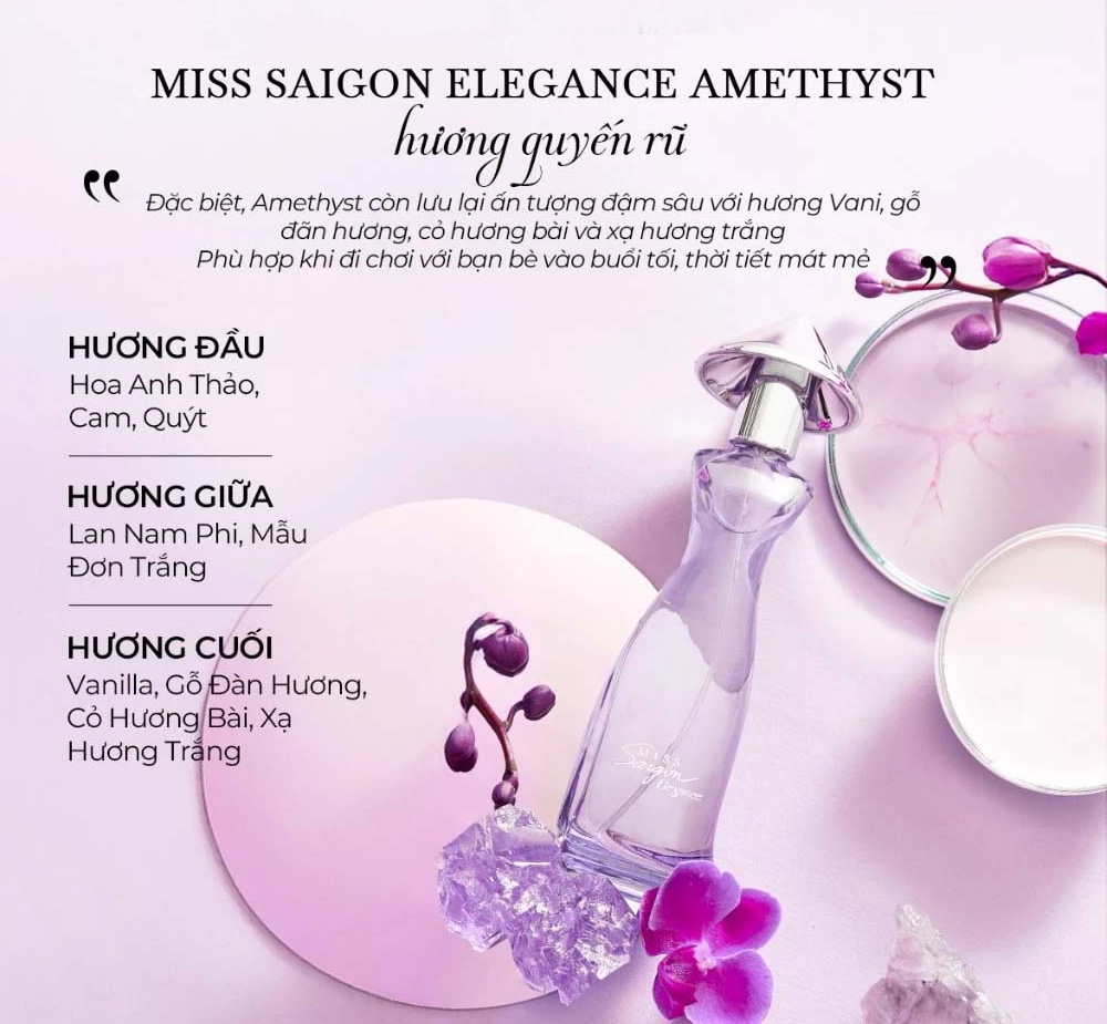 Nước Hoa Miss Saigon Elegance Amethyst 50ml