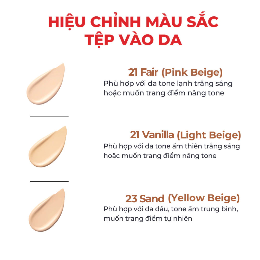 Phấn Nước Missha Stay Cushion High Cover 14g .#21 Fair - Hình ảnh chính thức