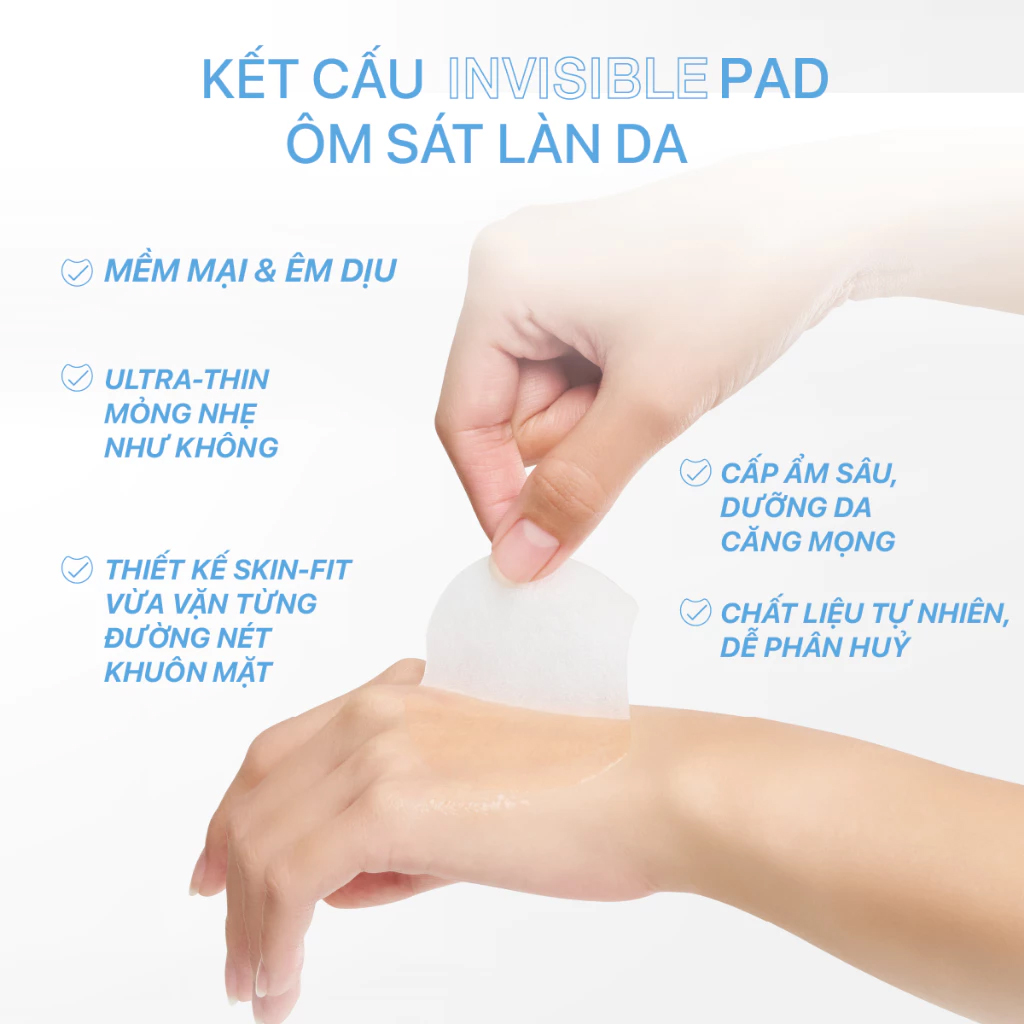 Toner Pad MizuMi Soothing Skin Fit Invisible Pad Làm Dịu & Cấp Ẩm 130ml - Da nhạy cảm, da dễ kích ứng, Da khô, da mất nước, Mọi loại da cần làm dịu và cấp ẩm Toner Pad MizuMi Soothing Skin Fit Invisible Pad Làm Dịu & Cấp Ẩm 130ml