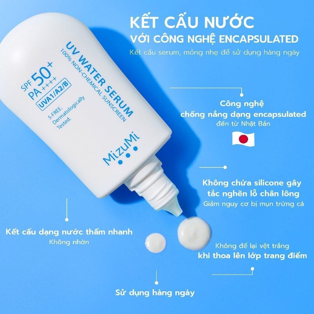 Kem Chống Nắng MizuMi UV Water Serum SPF50+ PA++++ 40g - 2