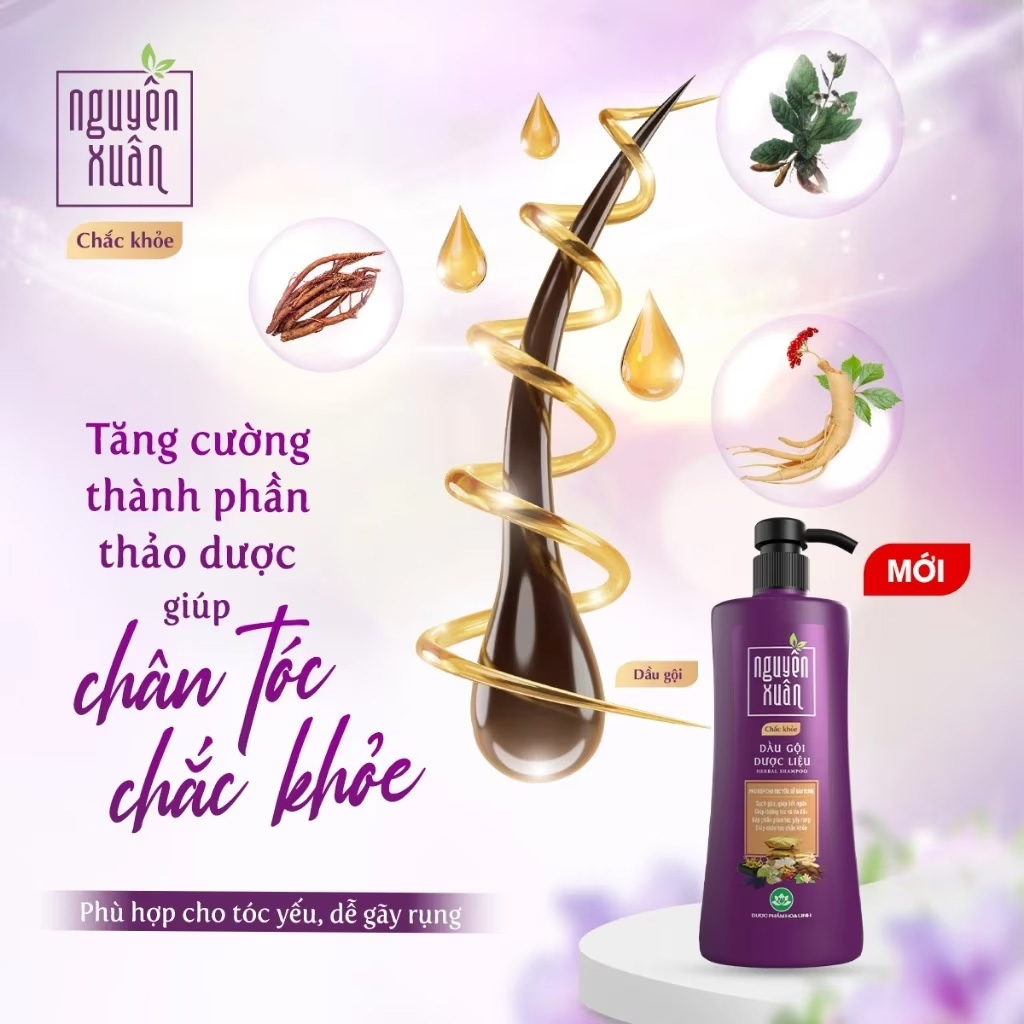 Dầu Gội Dược Liệu Nguyên Xuân Chắc Khỏe - 1