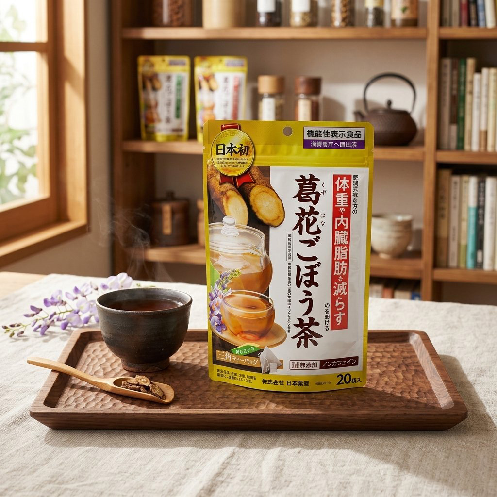 Nihon-Yakken-Kudzu-Flower-Burdock-Tea-0.9gx-20packets-1