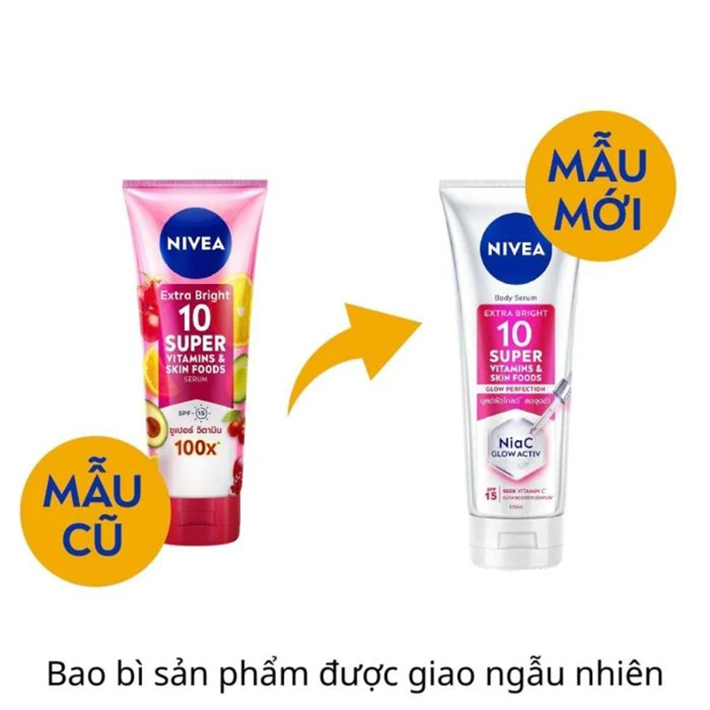 Nivea Extra Bright 10 Super Vitamins Skin Foods Serum SPF15 - 1