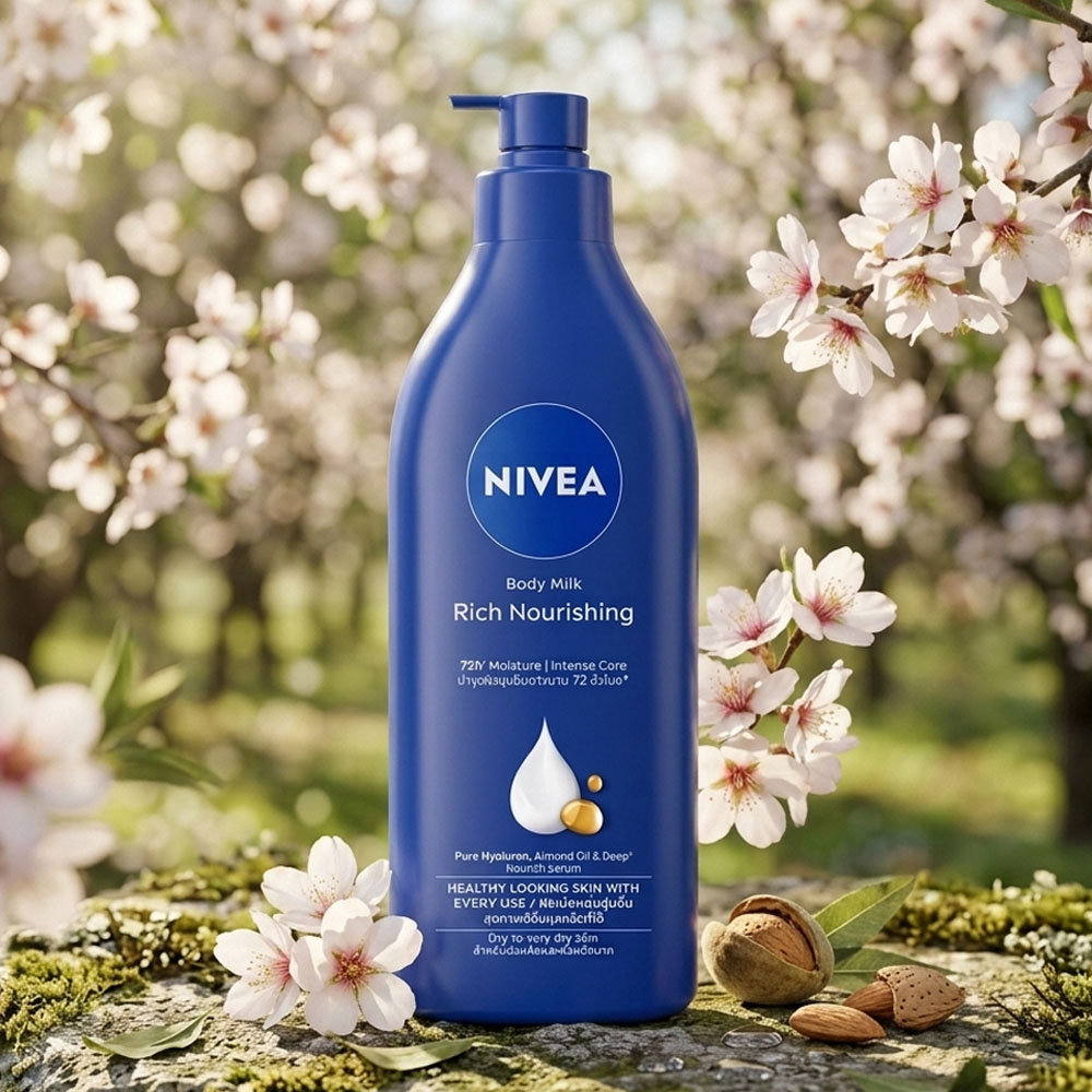 NIVEA Intensive Moisture Body Milk With Vitamin E & Avocado Oil 500ml