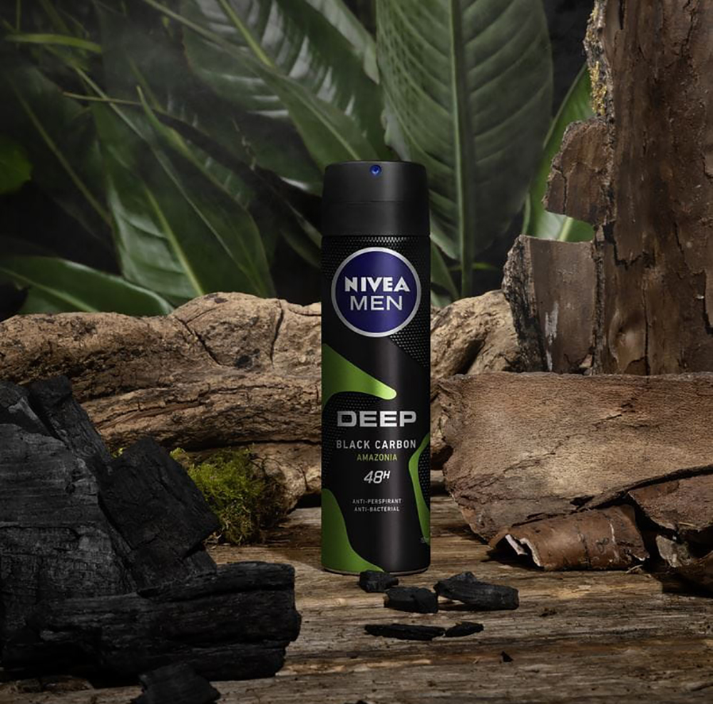 Nivea Men Deep Black Charcoal Amazonia Spray