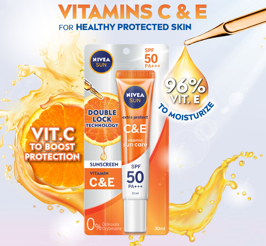 Serum Chống Nắng Nivea Sun Vitamin C&E SPF50 PA+++