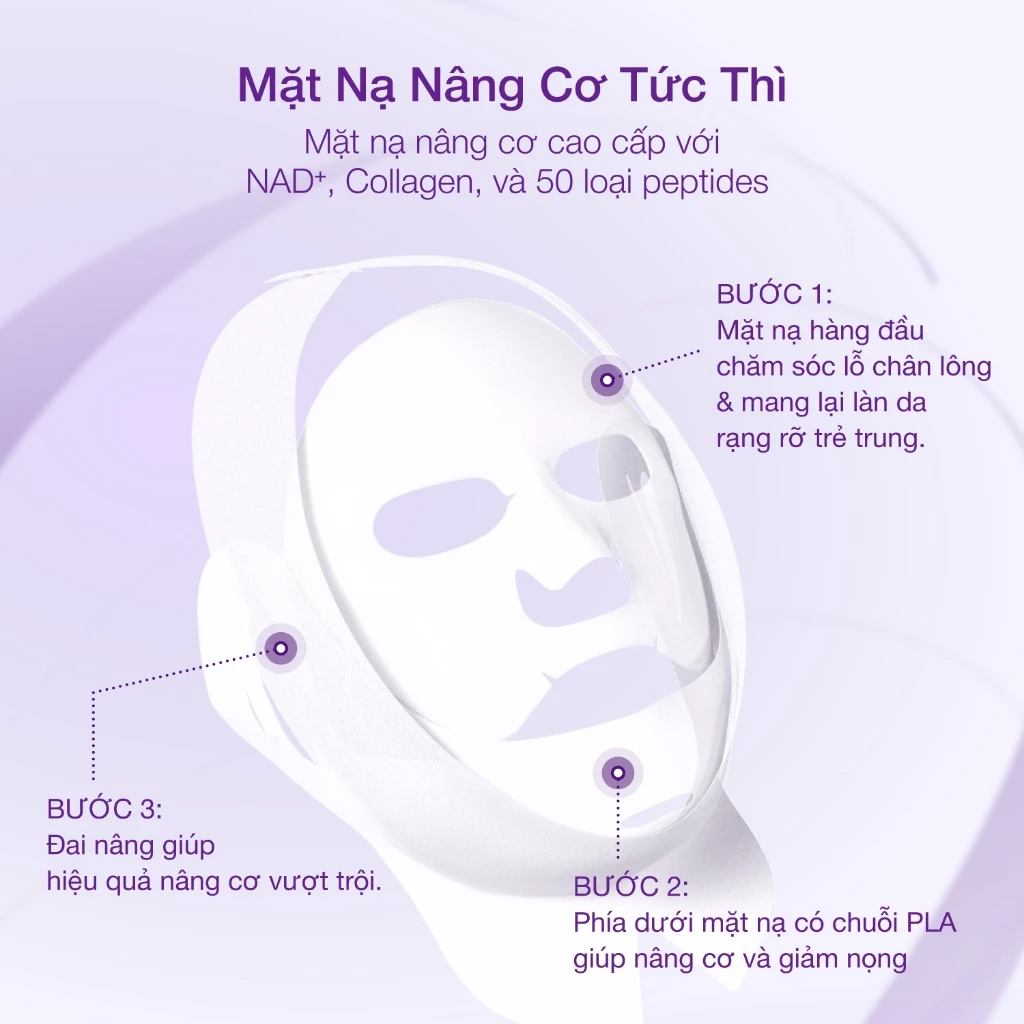 Mặt Nạ Nâng Cơ Numbuzin No.9+ NAD+ BIO Lifting-Sil Full Face Mask (Top 20ml+Bottom 28ml)