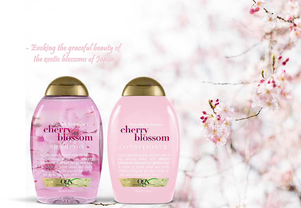 OGX Heavenly Hydration + Cherry Blossom Conditioner