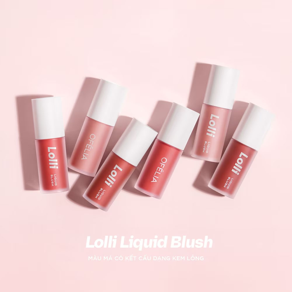 Kem Má Hồng Ofélia Lolli Liquid Blush 4.3g .#LB1 Almost Love - 1