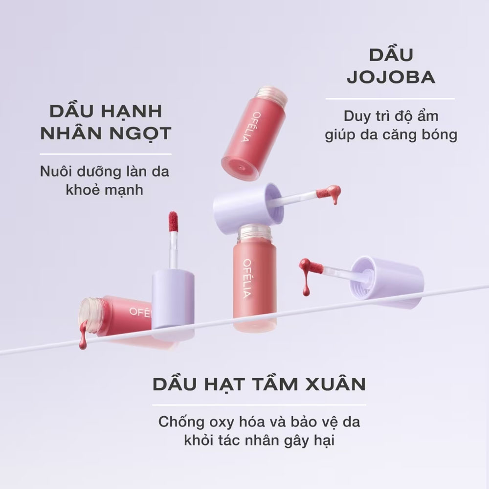 Kem Má Hồng Ofélia Lolli Liquid Blush 4.3g .#LB8 Daydream - 1