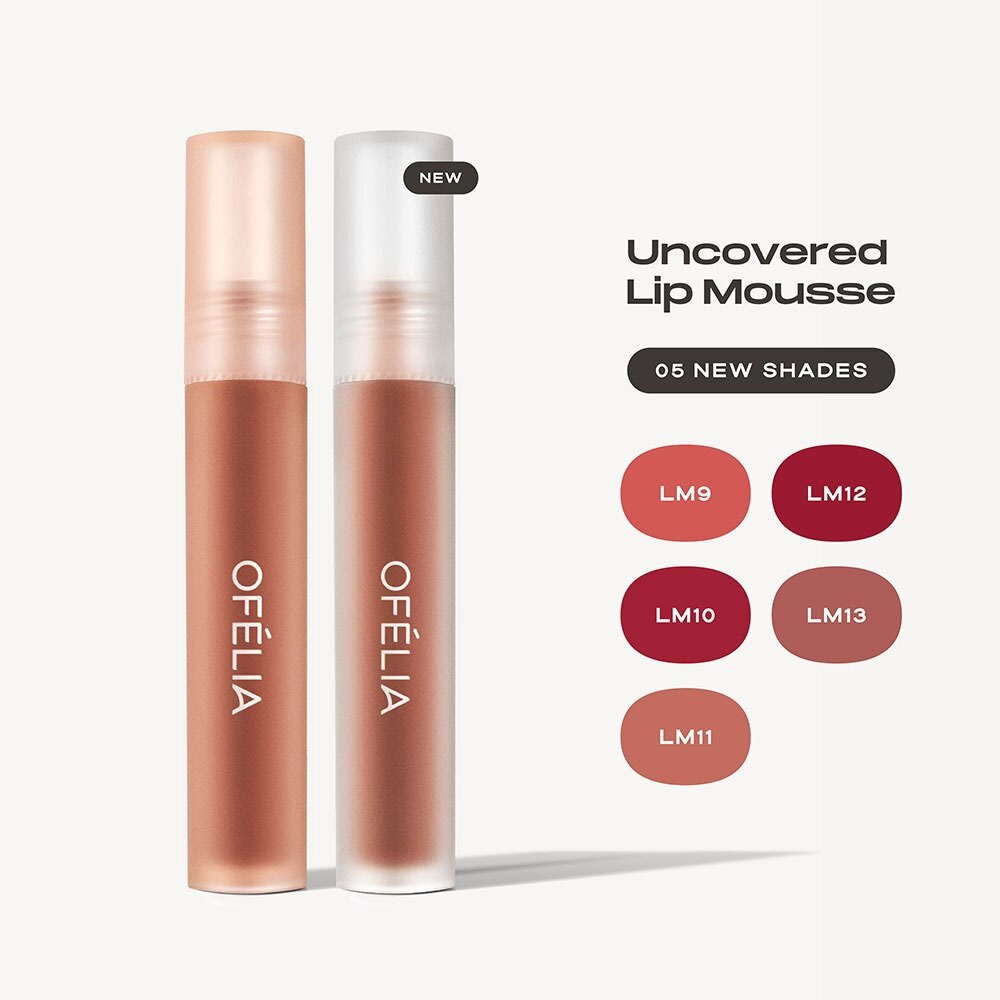 Lipstick Ofélia Uncovered Lip Mousse 4.3g .#LM10 Red Flag - 1