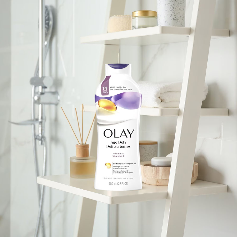 Sữa Tắm Chống Lão Hóa Olay Age Defying Body Wash With Vitamin E 650ml - 2