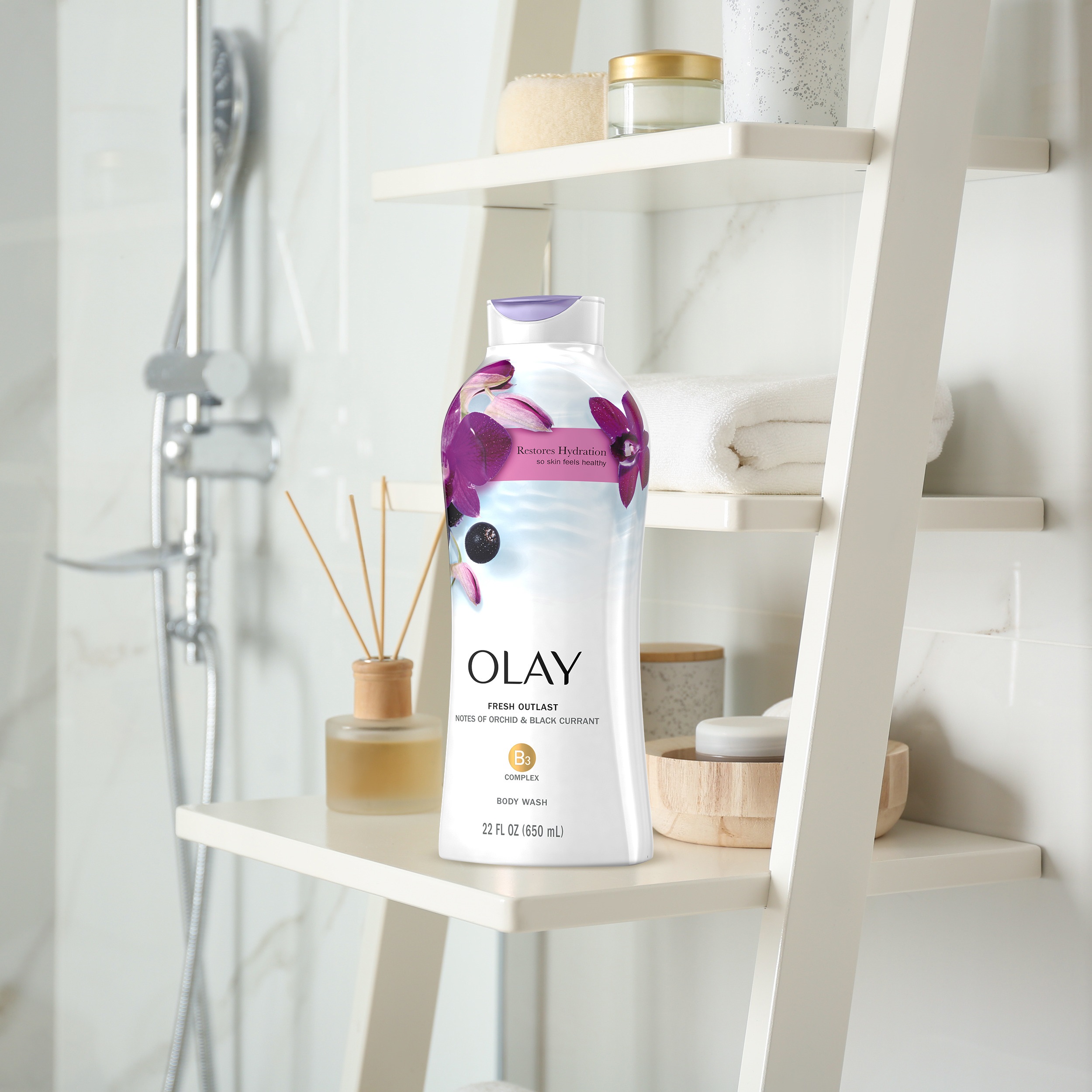 Olay Soothing Orchid Blackcurrant Body Wash