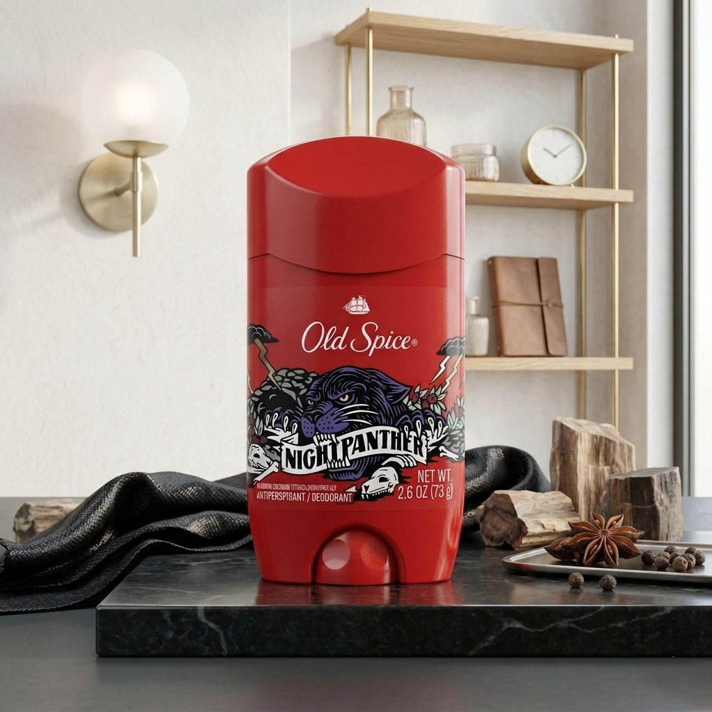Sáp Khử Mùi Old Spice Nightpanther Deodorant 73g - Keeps underarm area dry and comfortable all day, Long-lasting warm wood and herbal scent, Aluminum-free – safe for skin, Suitable for daily use Sáp Khử Mùi Old Spice Nightpanther Deodorant 73g