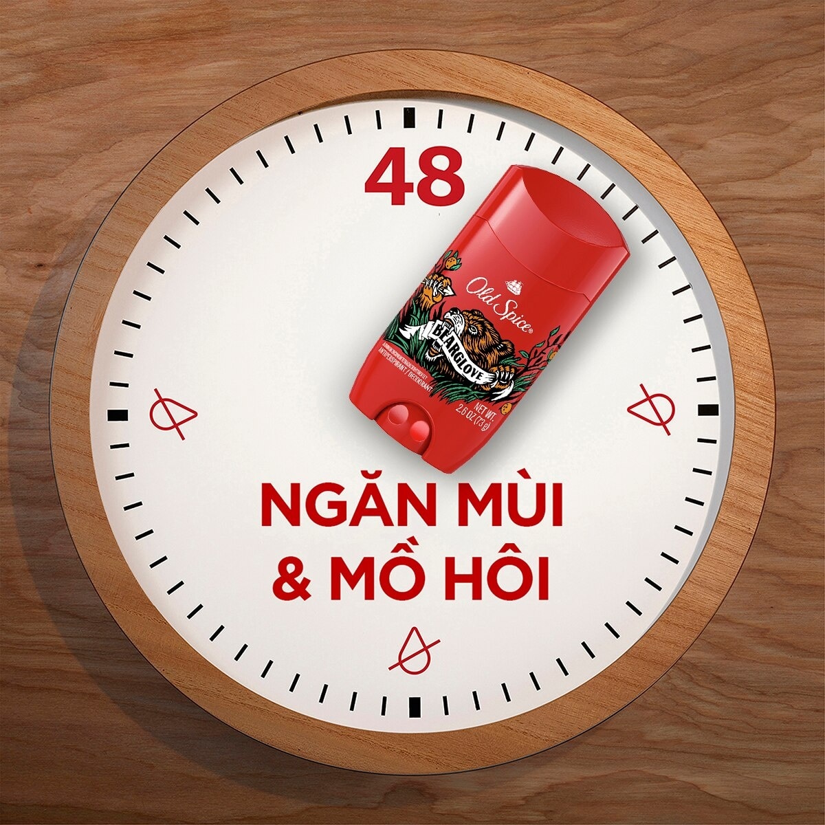 Sáp Khử Mùi Old Spice Bearglove 73g - 1