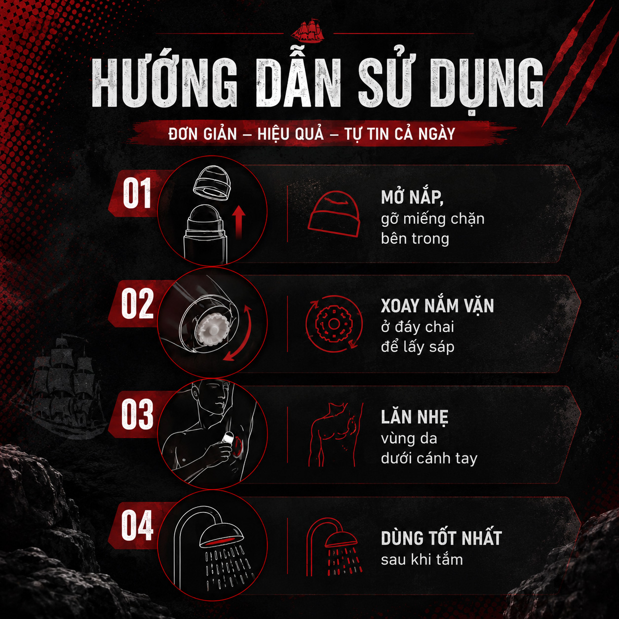 Sáp Khử Mùi Old Spice Timber 85g