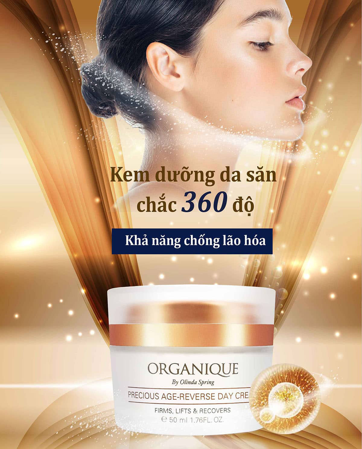 Kem Ngày Organique Chống Lão Hóa Age-Reverse Day Cream 50ml