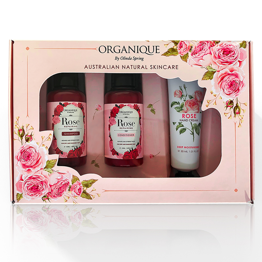 Organique Rose Gift Box For Hair