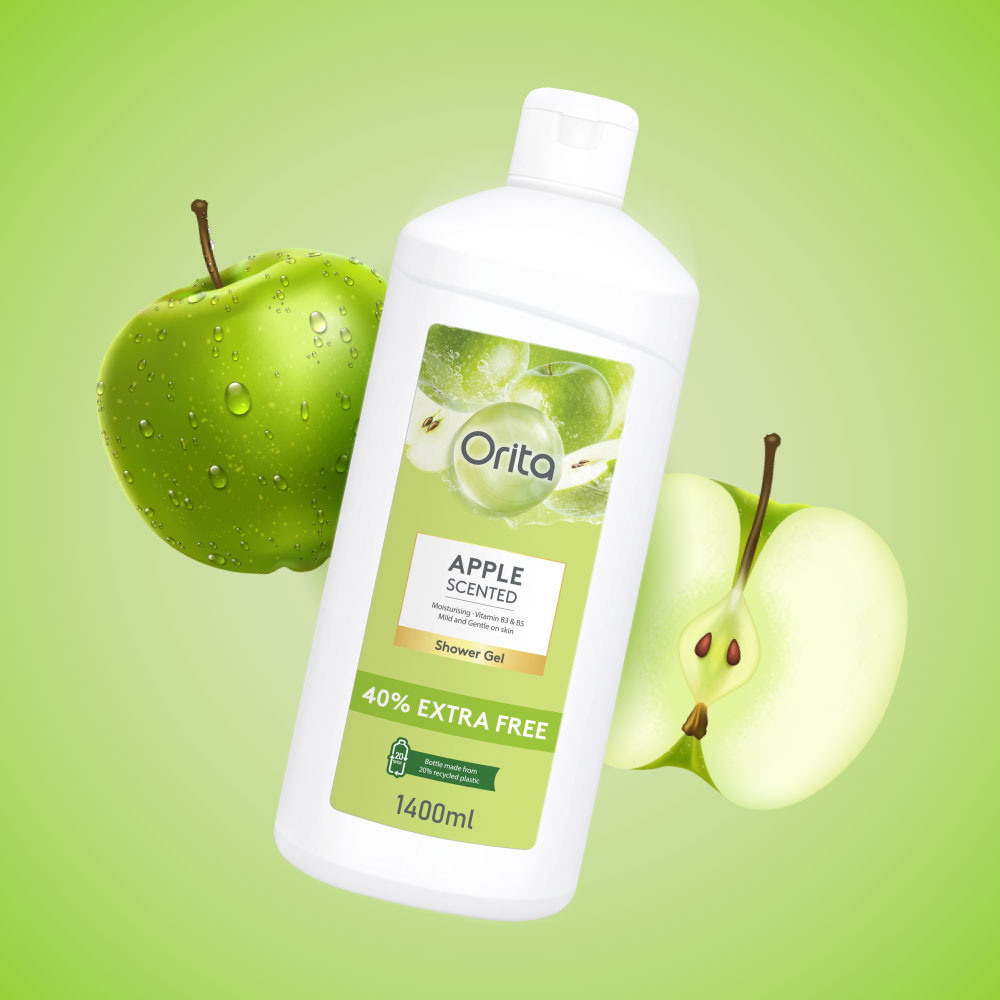 Orita Shower Gel Apple Scented 1400ml