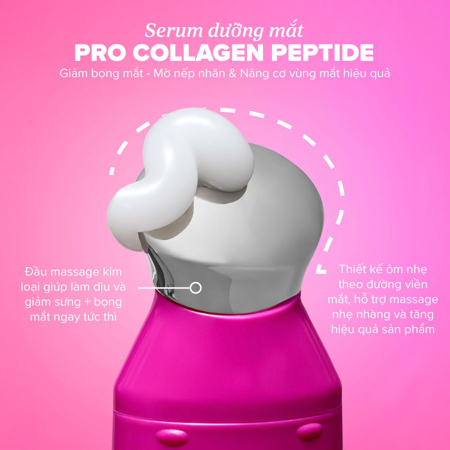 Tinh Chất Dưỡng Mắt Paula’s Choice Pro-Collagen Peptide Firming Eye Serum 15ml phù hợp sử dụng cho mọi loại da Tinh Chất Dưỡng Mắt Paula’s Choice Pro-Collagen Peptide Firming Eye Serum 15ml - 2