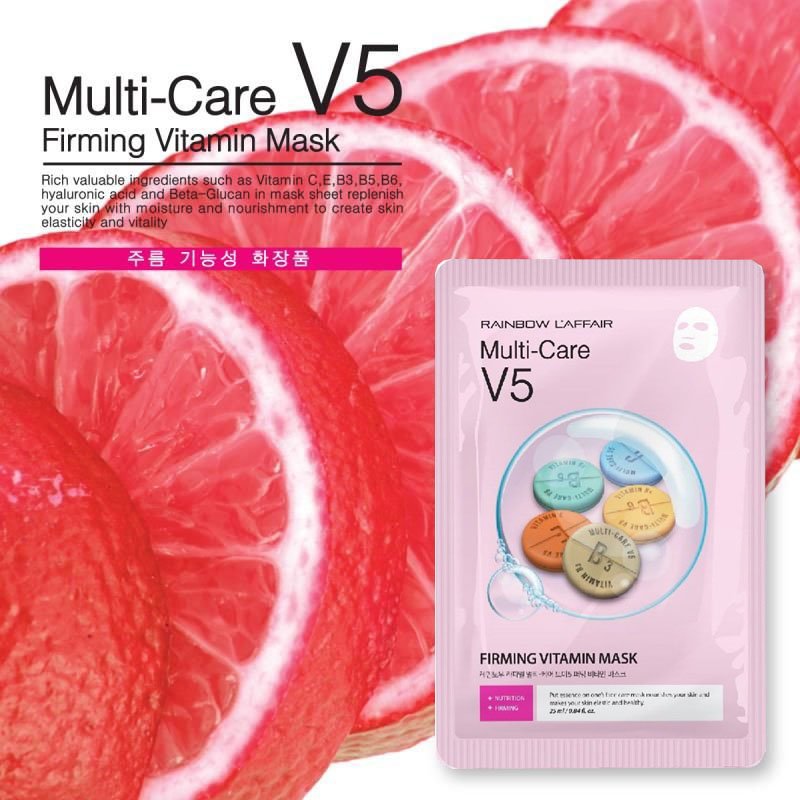 Rainbow L'Affair Multi-Care V5 Firming Vitamin Mask 25ml - 1