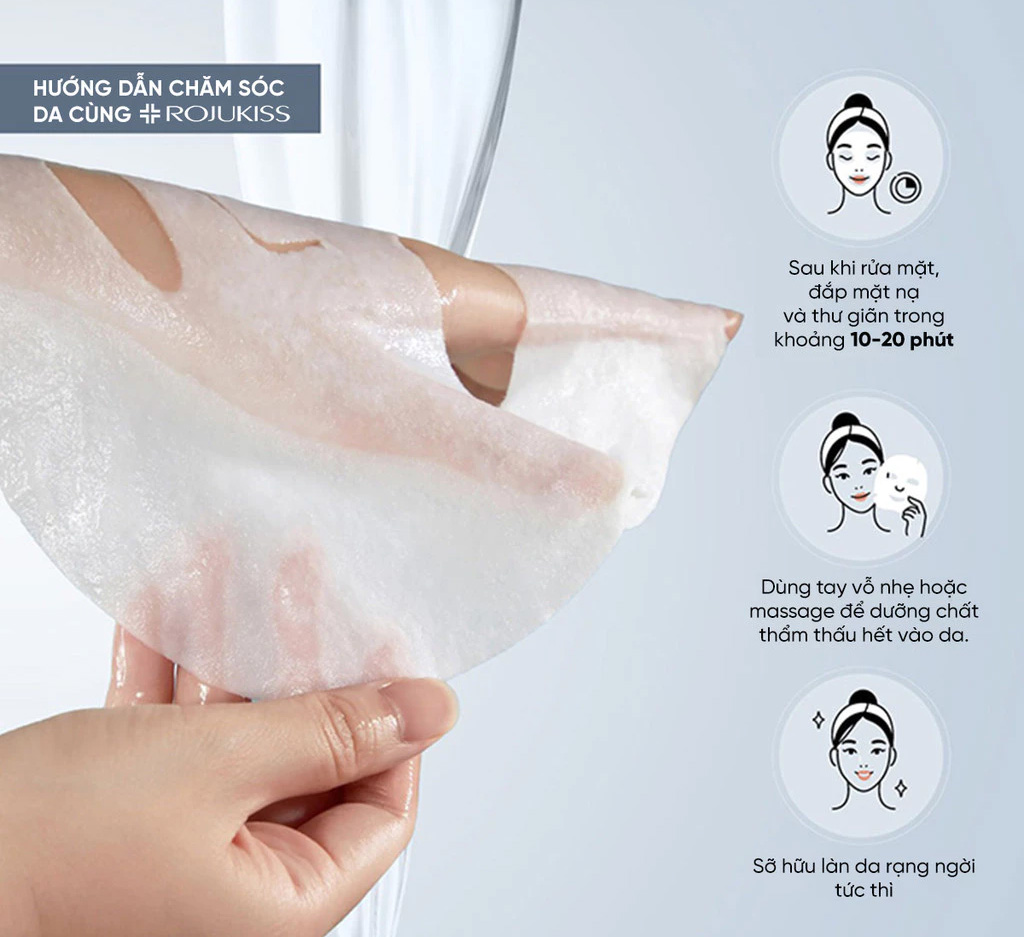 Mặt Nạ Se Khít Lỗ Chân Lông Rojukiss Perfect - Texture 10X Intensive Mask 24ml