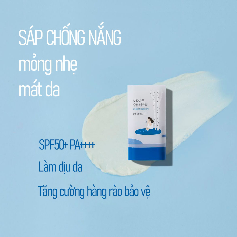 Sáp Chống Nắng Round Lab Birch Juice Moisturizing Sun Stick SPF50+ PA++++ 19g - 1