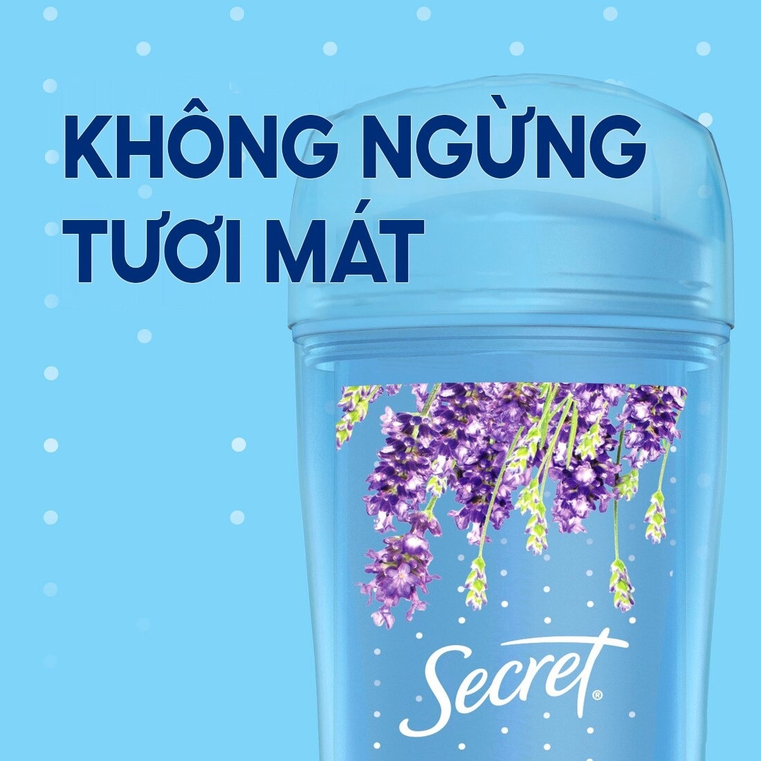 Gel Khử Mùi Secret Luxe Lavender Dành Cho Nữ Hương Hoa Oải Hương Thư Giãn 73g - 1