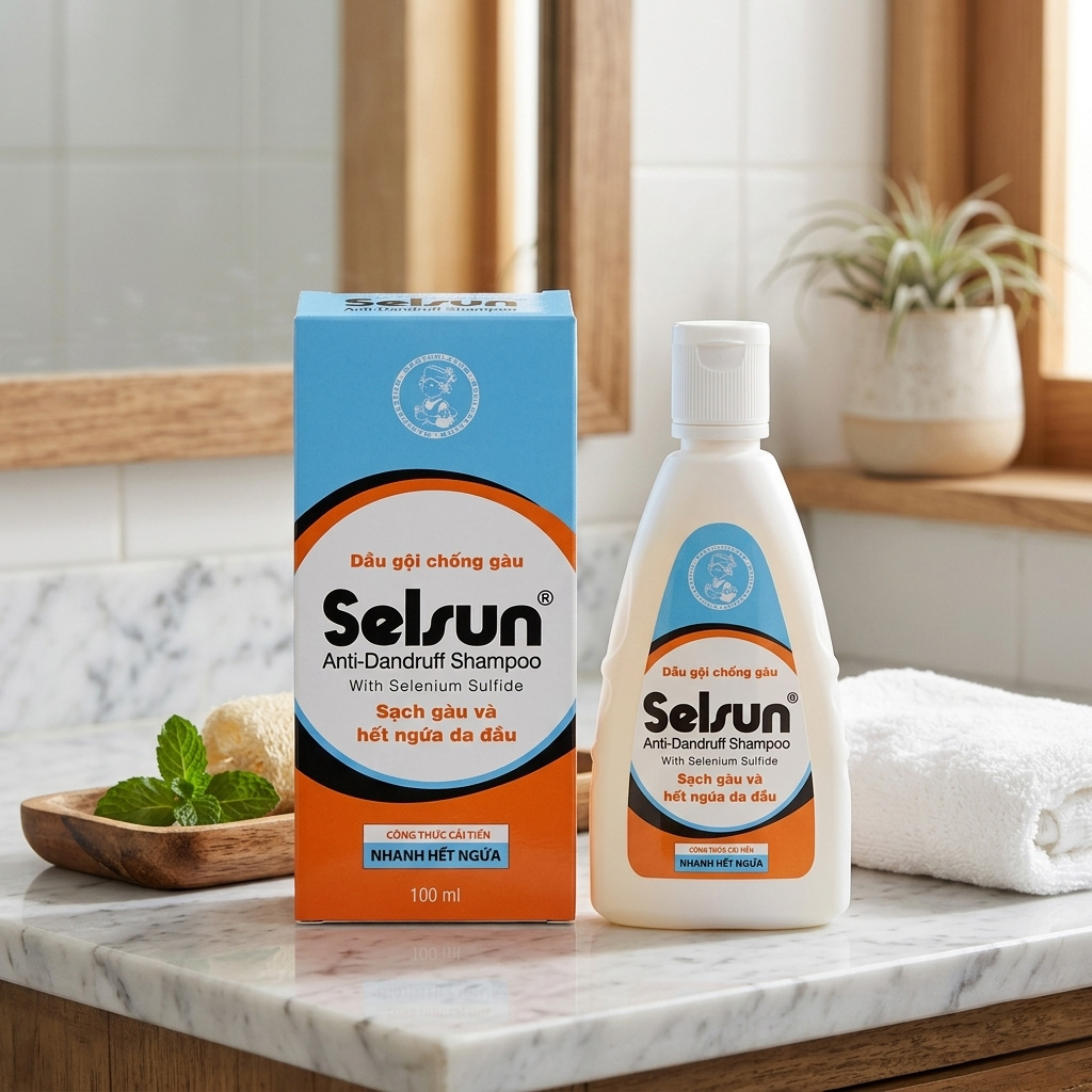 Dầu Gội Selsun Anti-Dandruff Dành cho Tóc Gàu 100ml là sản phẩm giúp làm sạch da đầu hiệu quả, hỗ trợ giảm gàu và mang lại cảm giác dễ chịu khi sử dụng. Dầu Gội Selsun Anti-Dandruff Dành cho Tóc Gàu 100ml