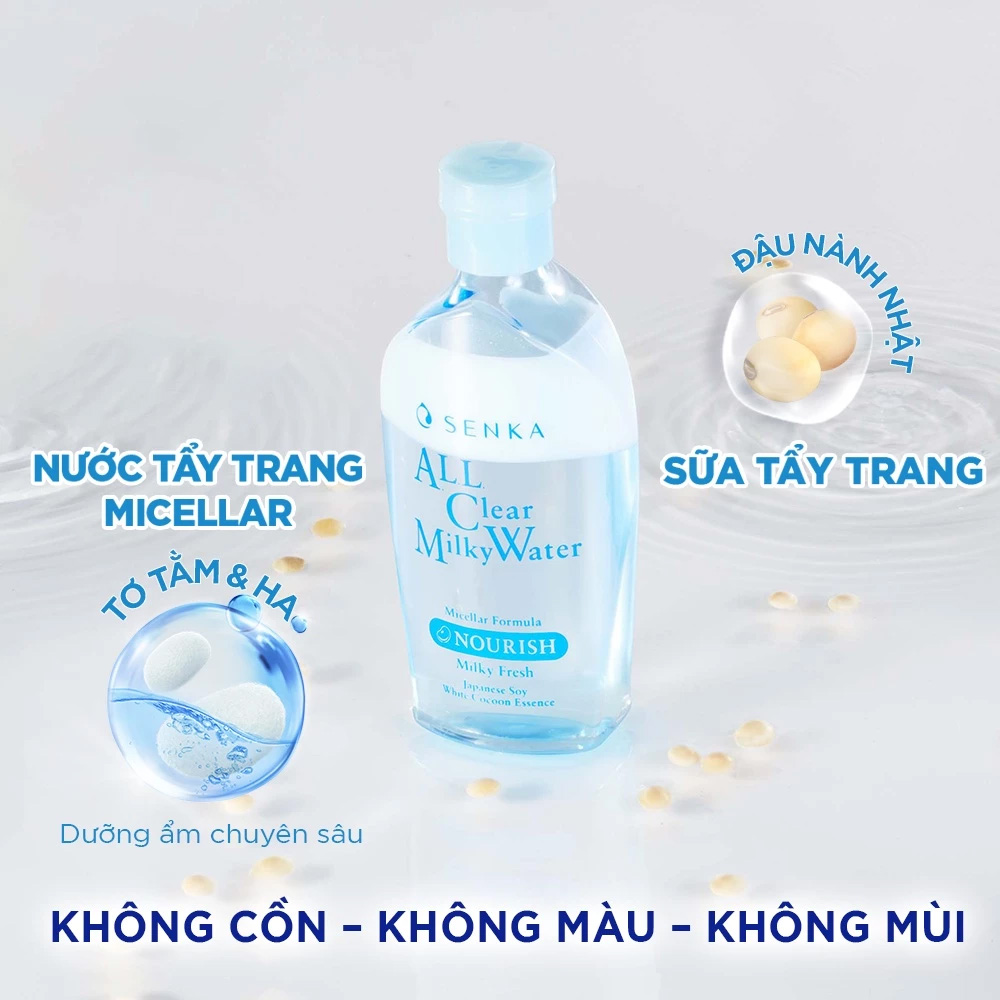 Senka All Clear Milky Water Nourish