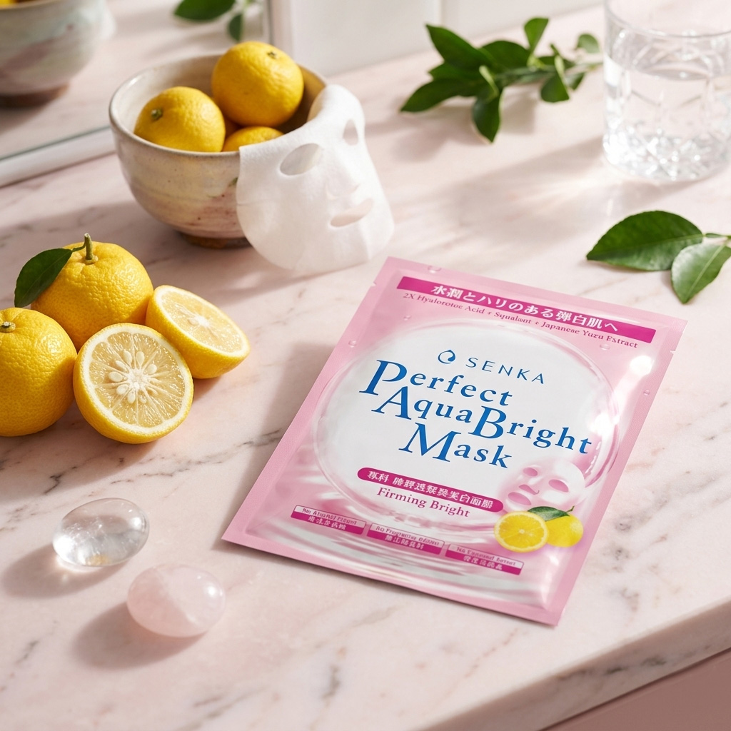 Mặt Nạ Senka Perfect Aqua Bright Mask Firming Bright 21g